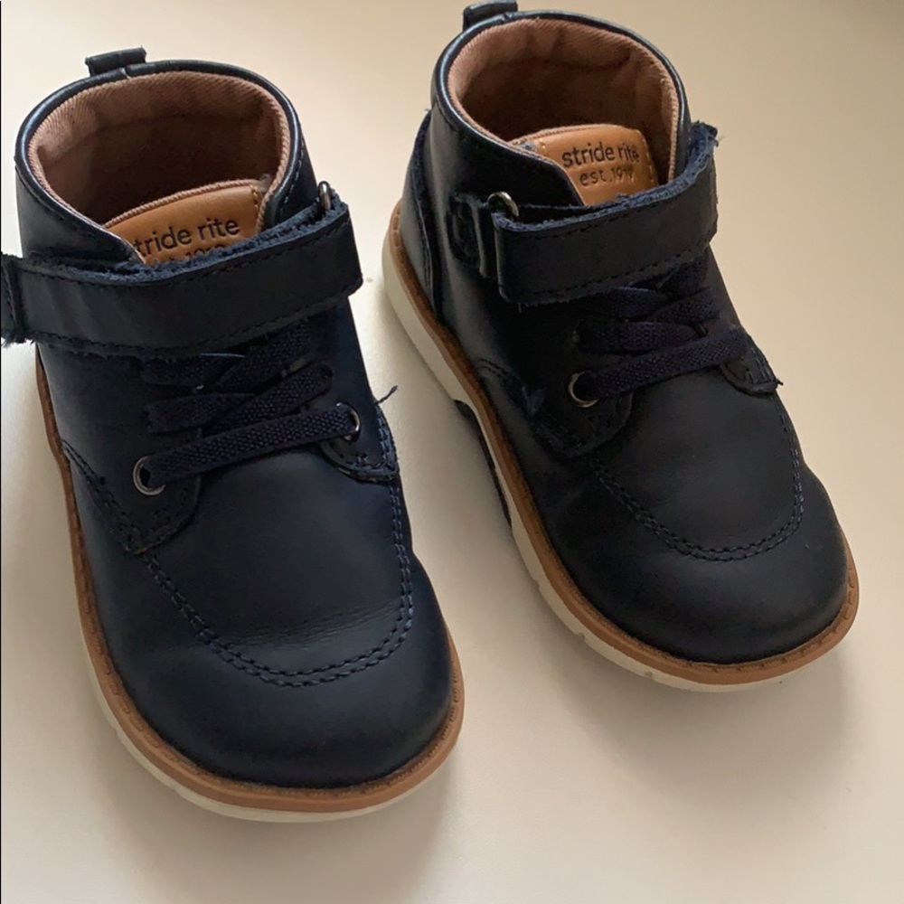 Stride Rite Navy Ankle Boots